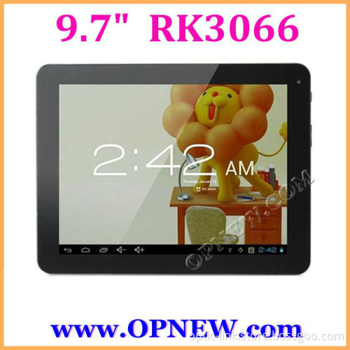 RK3066 Dual Core 9.7" Android 4.2 Cortex A9 Tablet PC 1.6GHz 3G Tablet PC with Bluetooth,HDMI, 10 Point ips Capacitive OPNEW